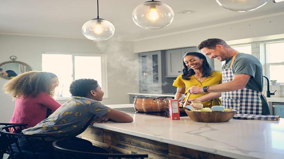 family cooking